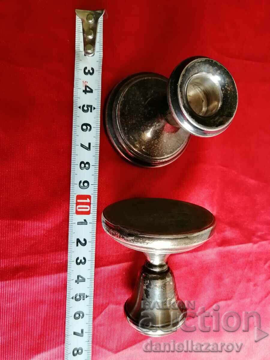 Set of English SILVER Candlesticks 123g. - 6 Set of English SILVER Candlesticks 123g. - 6