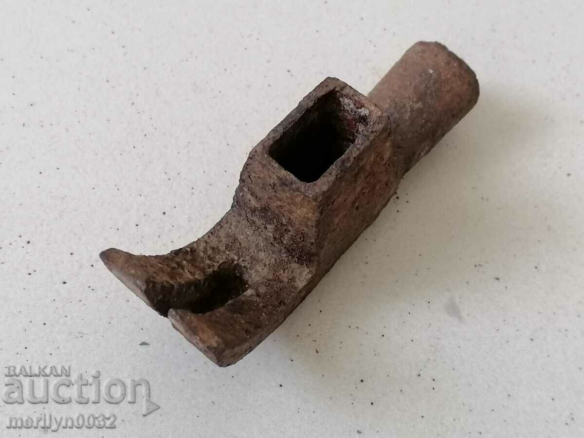 Old carpenter's hammer, tool, pickaxe - 6