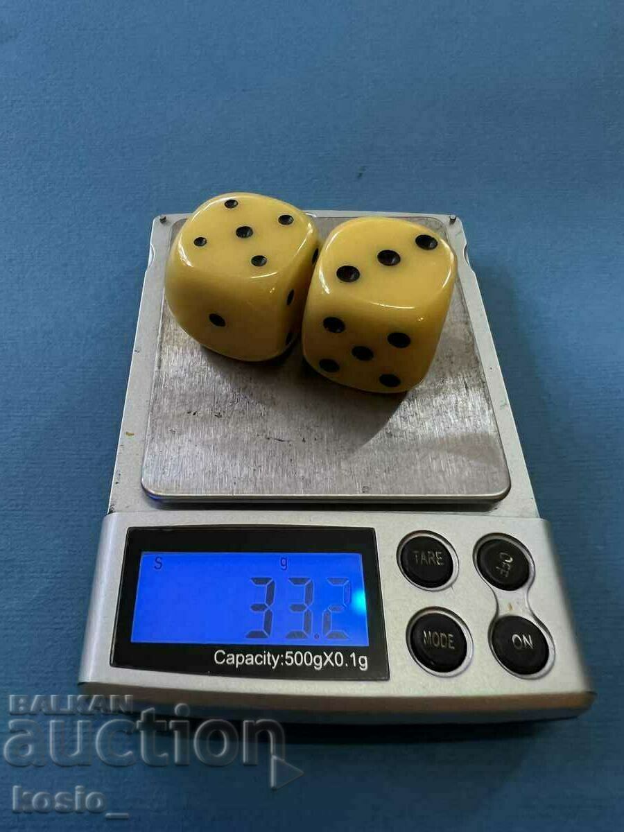 Παλιά ζάρια βακελίτη - 6