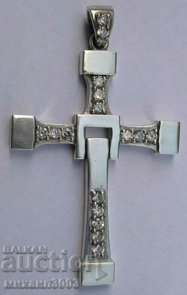 Cruce din argint masiv 925 eșantion 46,27 grame