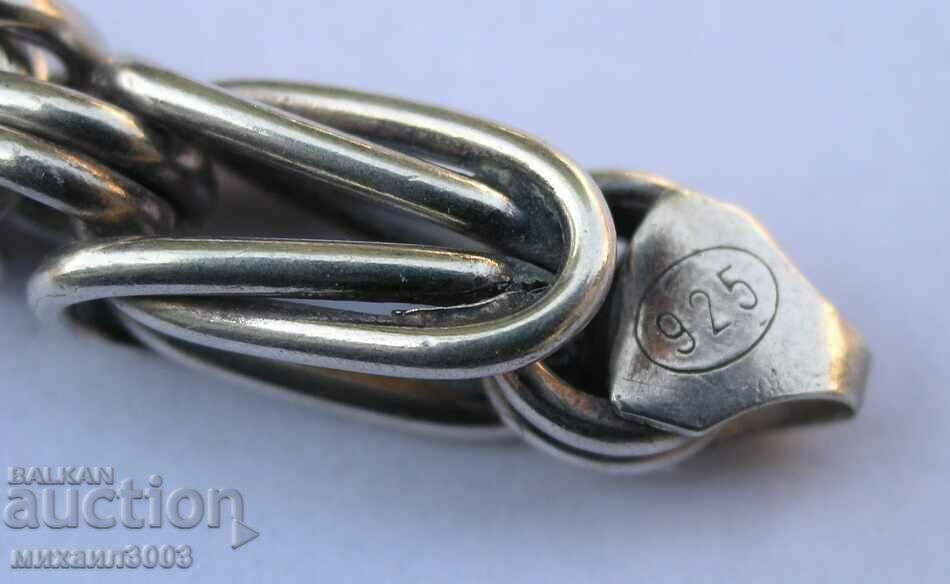 Δημοπρασία Βραχιόλι από μασίφ ασήμι 925 δείγμα 33,31 γρ Δημοπρασία Βραχιόλι από μασίφ ασήμι 925 δείγμα 33,31 γρ