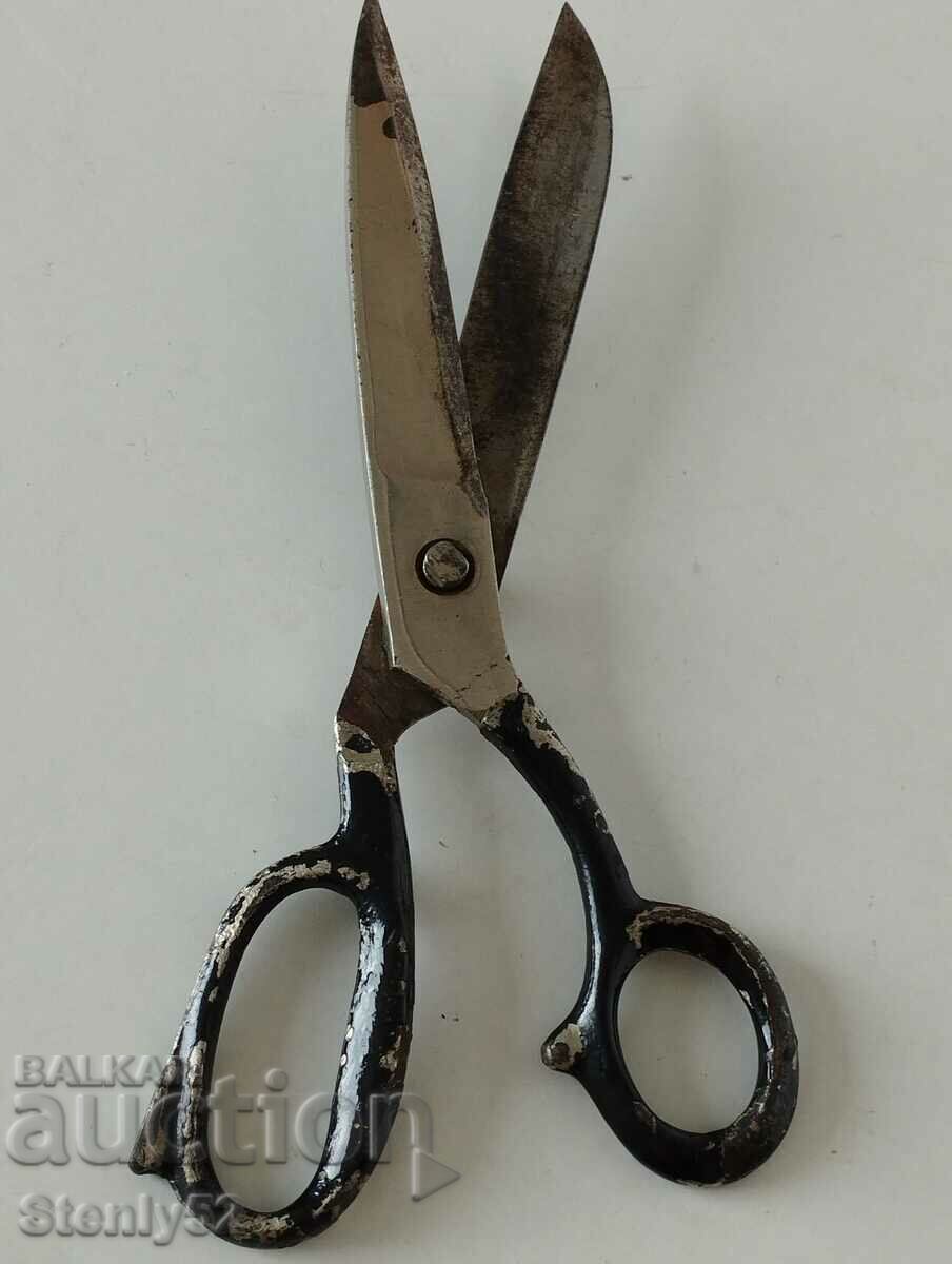 Large Old Professional Sewing Scissors