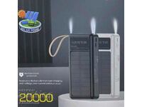 20,000 mAh Solar battery with LED display - KLGO KP -96