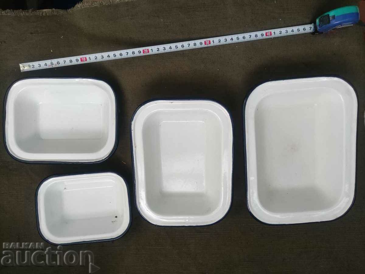 small rectangular enameled saucers with price 40.00 BGN | € 20.45 small rectangular enameled saucers with price 40.00 BGN | € 20.45