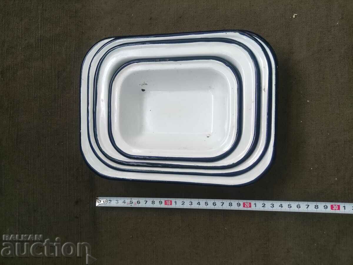 small rectangular enameled saucers small rectangular enameled saucers