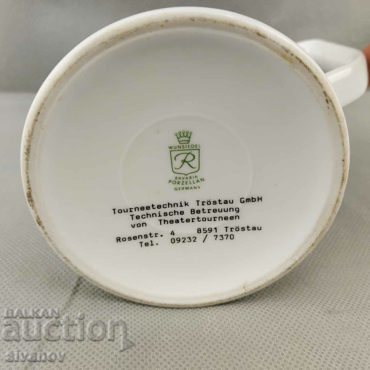 Old German Porcelain Bavaria Truck Mug #0544 - 5 Old German Porcelain Bavaria Truck Mug #0544 - 5