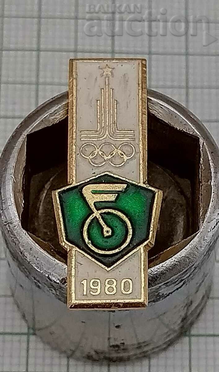 OLYMPICS MOSCOW 1980 USSR BADGE