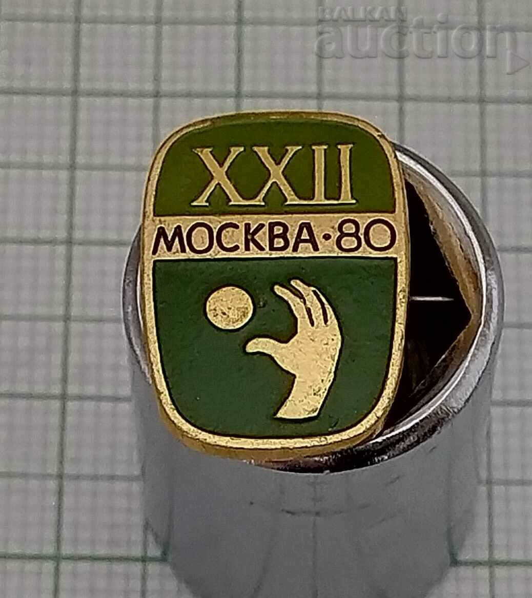 ОЛИМПИАДА МОСКВА 1980  СССР ЗНАЧКА /