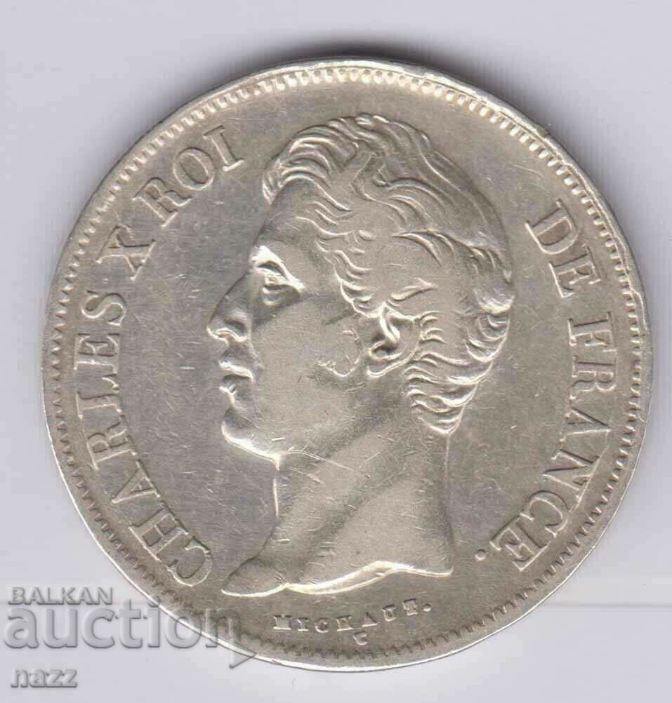 Γαλλία 5 Φράγκα 1830 MA Charles X / Ασημένιο με τιμή 270.00 BGN | € 138.05 Γαλλία 5 Φράγκα 1830 MA Charles X / Ασημένιο με τιμή 270.00 BGN | € 138.05
