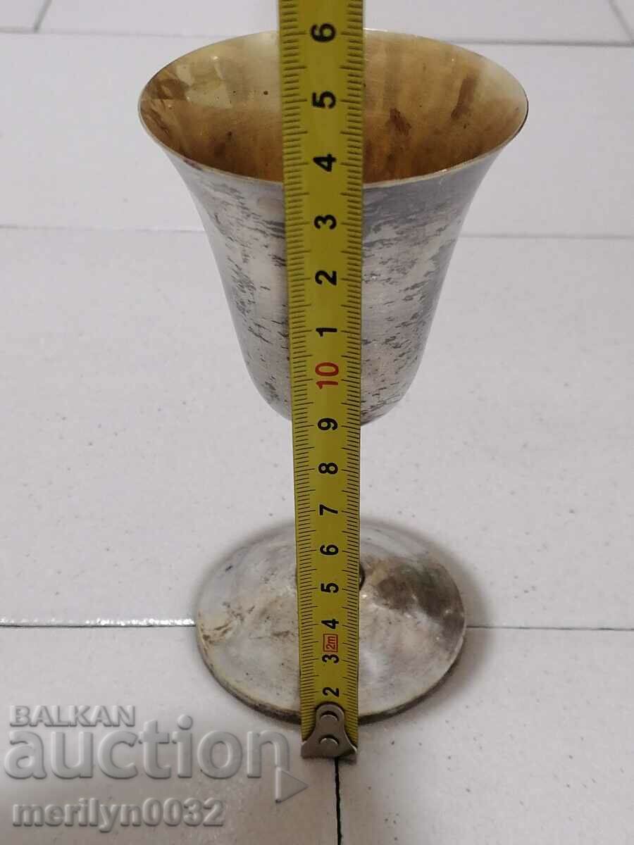 Cupa din alama placata cu argint - 5 Cupa din alama placata cu argint - 5