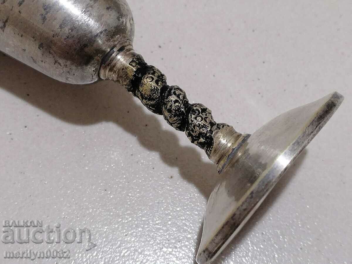 Cupa din alama placata cu argint - 7 Cupa din alama placata cu argint - 7