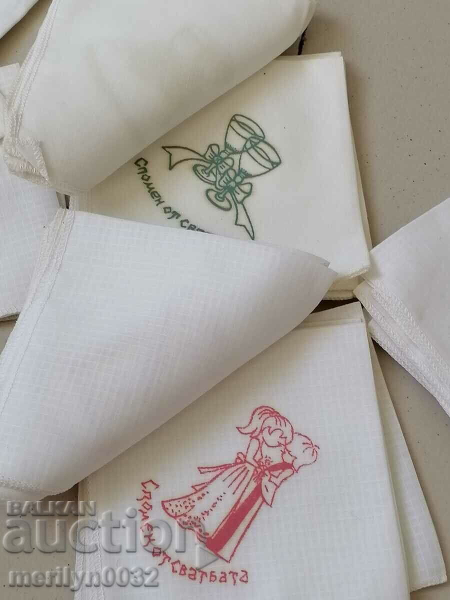 Old wedding handkerchiefs 35 pieces of handkerchief - 5 Old wedding handkerchiefs 35 pieces of handkerchief - 5