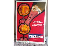 Αυθεντική αφίσα Cinzano, σε άριστη κατάσταση!
