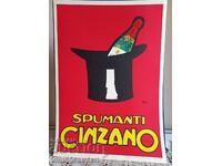 Αυθεντική αφίσα Cinzano, σε άριστη κατάσταση!