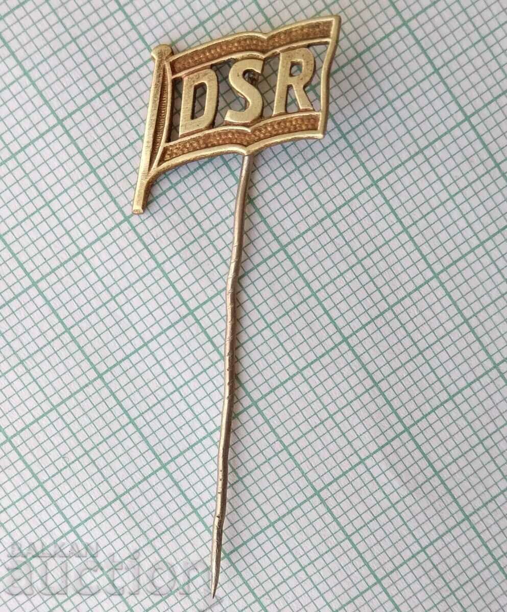 13686 Badge - DSR flag with price 3.00 BGN | € 1.53