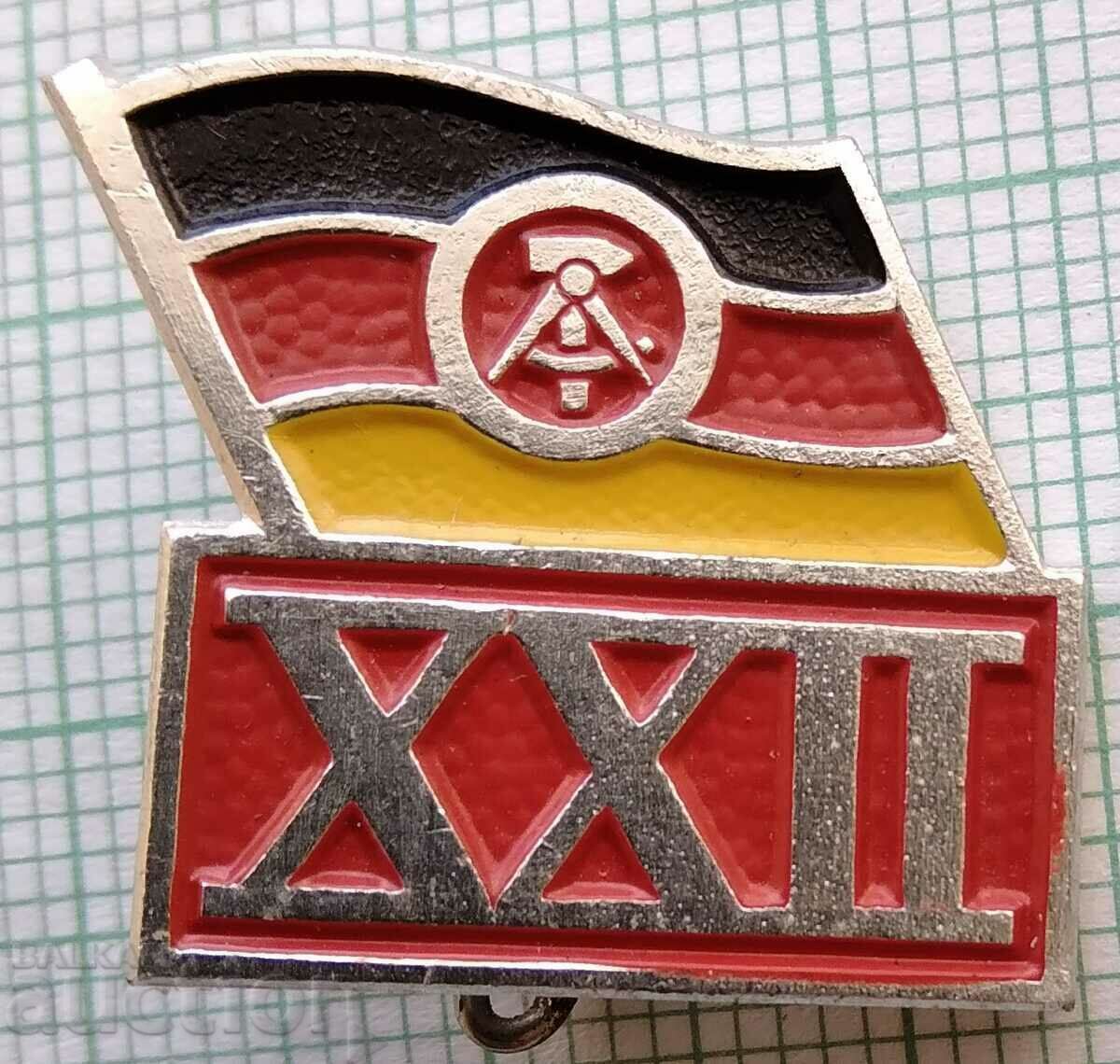 13687 Badge - GDR East Germany
