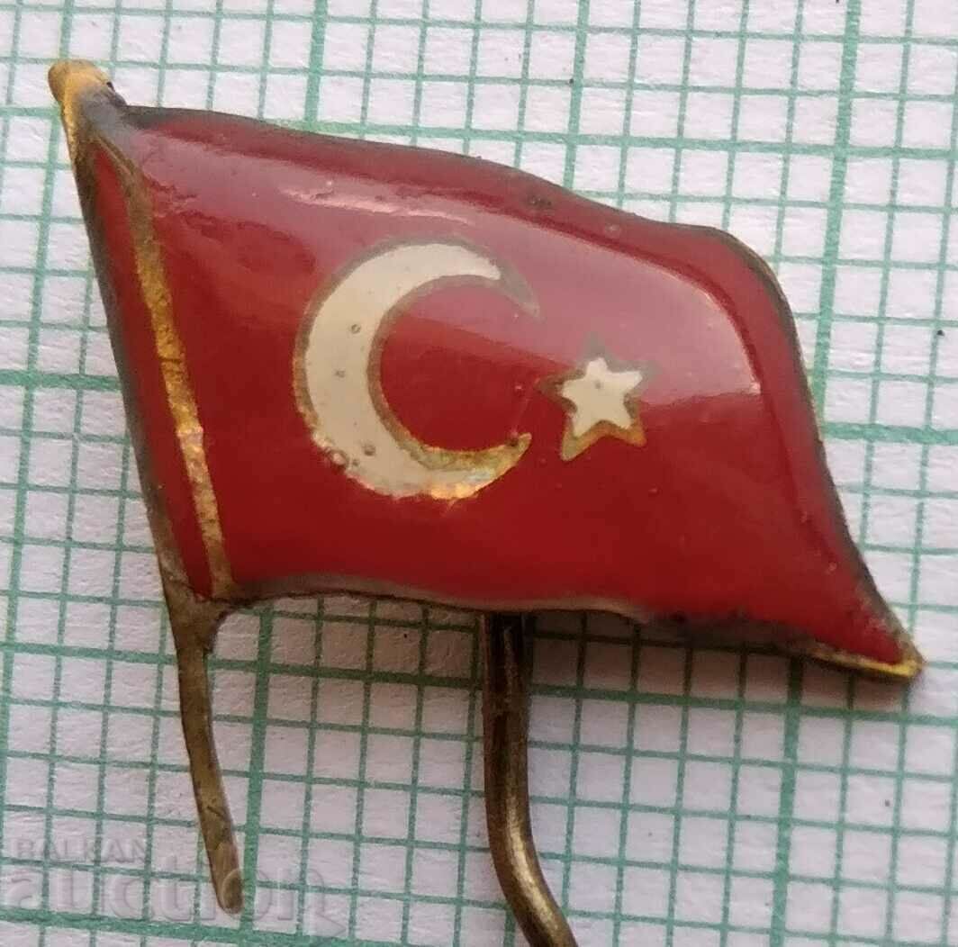 13700 Значка - флаг знаме Турция