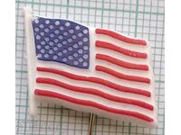 13711 Insigna - steag steag SUA