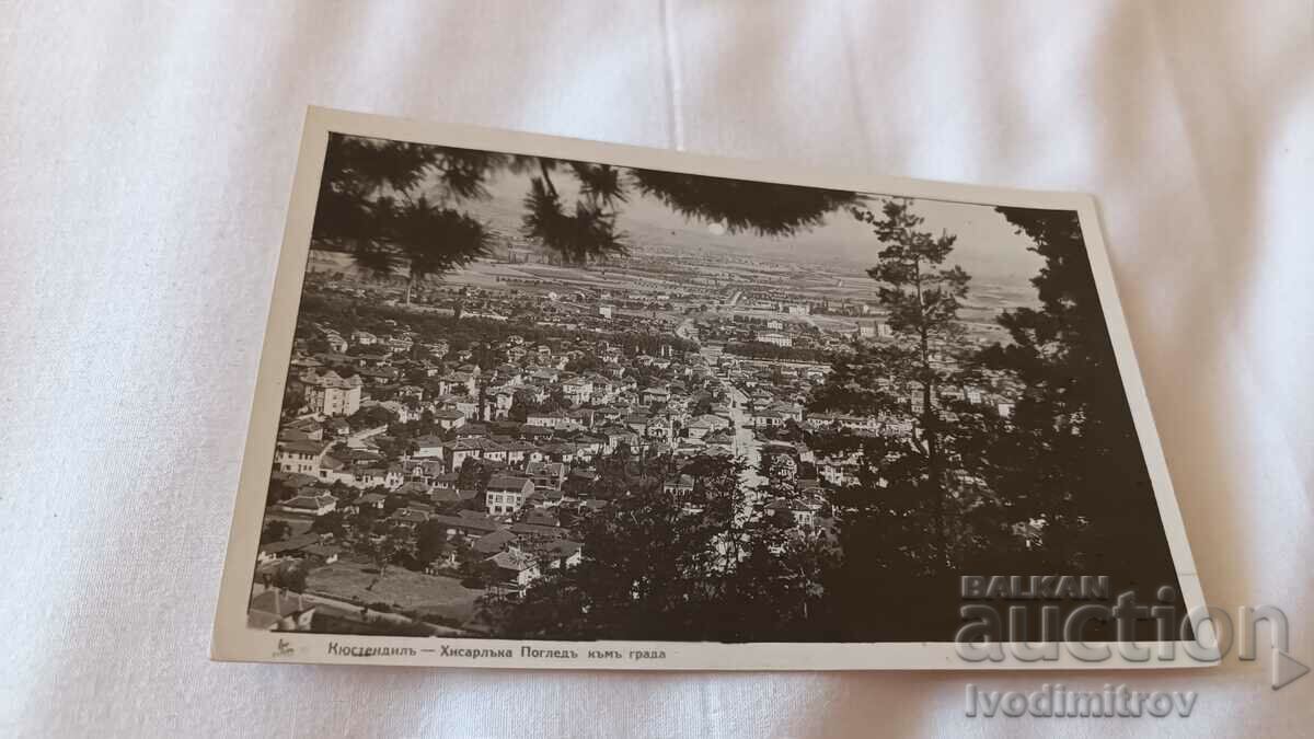 PK Kyustendily Hisarlka Άποψη της πόλης 1942