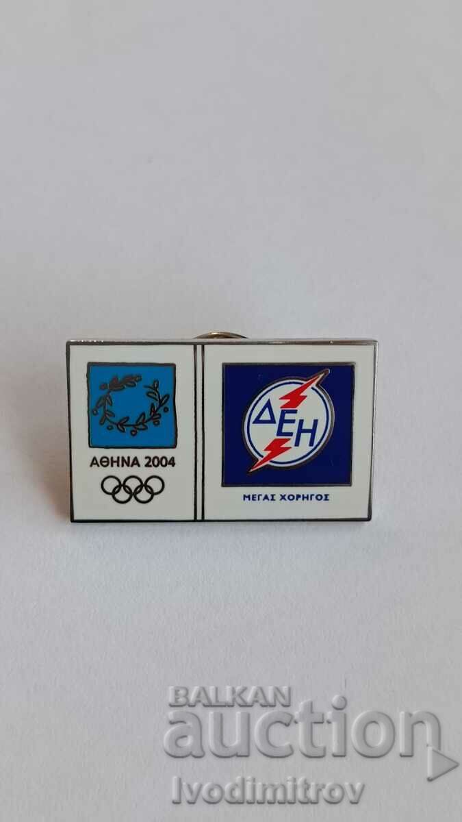 Badge Olympiad DEN Athenes 2004