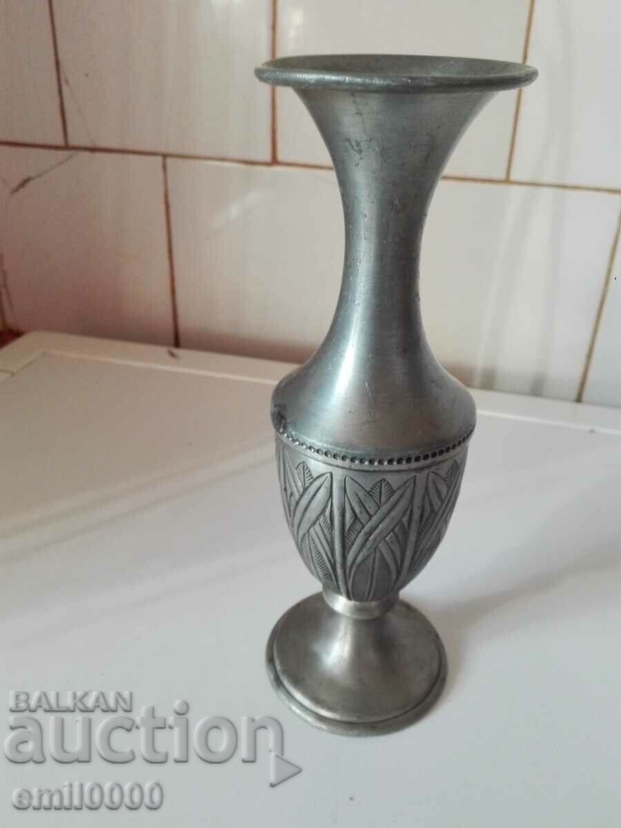 Vase of non-ferrous metal.