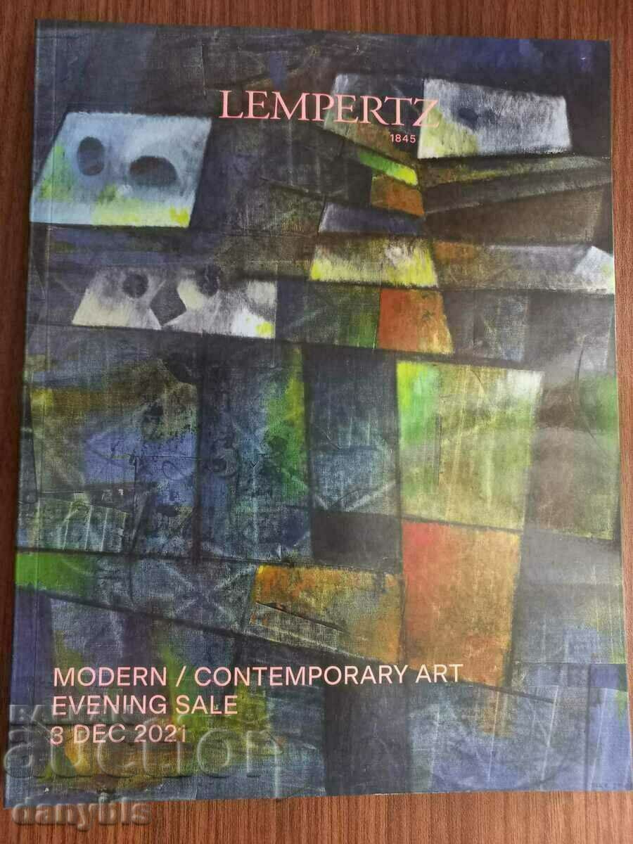 Catalog de licitație Lempertz pentru picturi contemporane