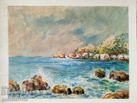 Εικόνα, θάλασσα, τέχνη. Atanas Ganchev, δεκαετία του 1980.