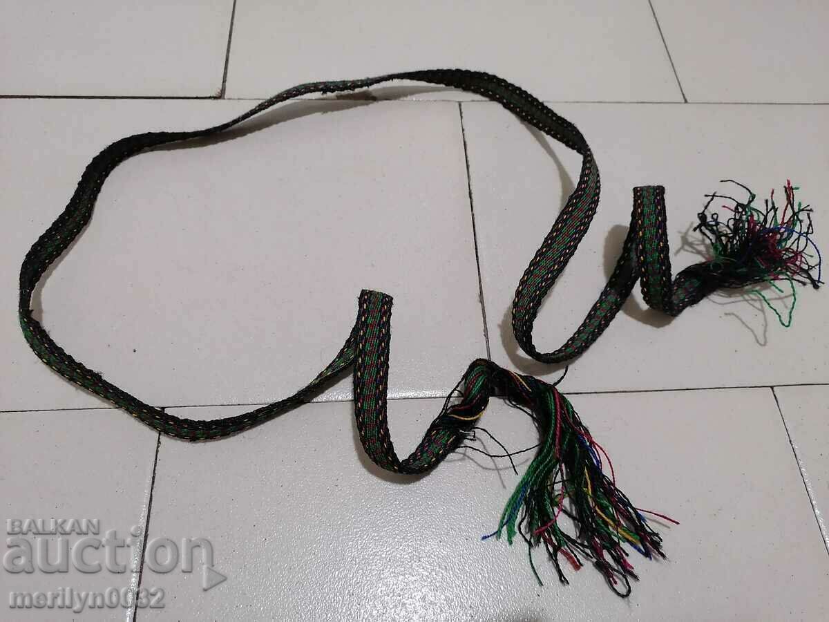 Handwoven wool belt 2.30 meters of wear - 6 Handwoven wool belt 2.30 meters of wear - 6