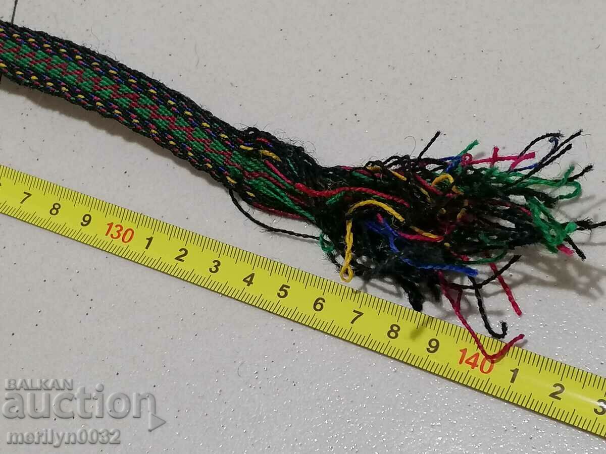 Handwoven wool belt 2.30 meters of wear - 7 Handwoven wool belt 2.30 meters of wear - 7