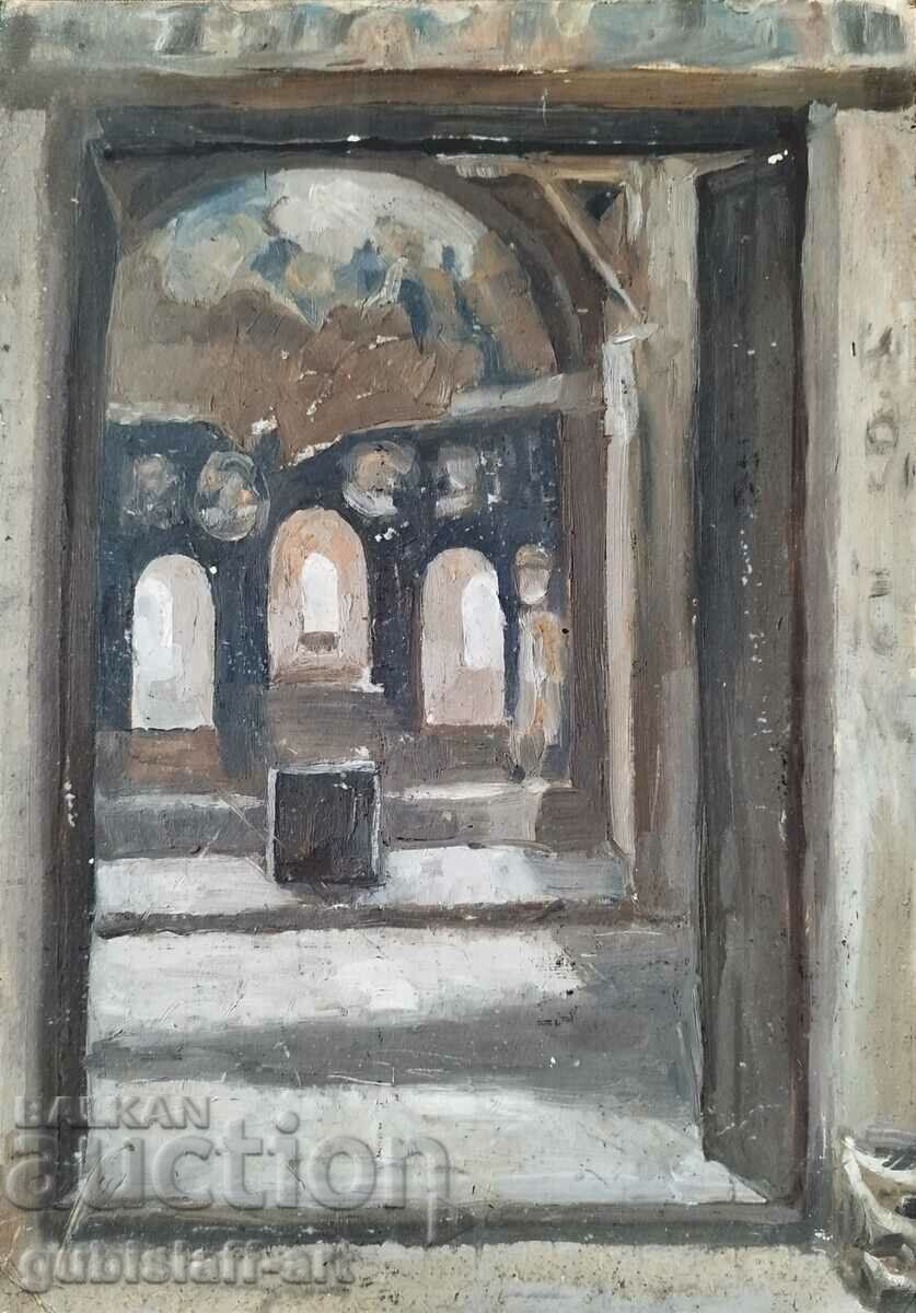 Картина, интериор на църква