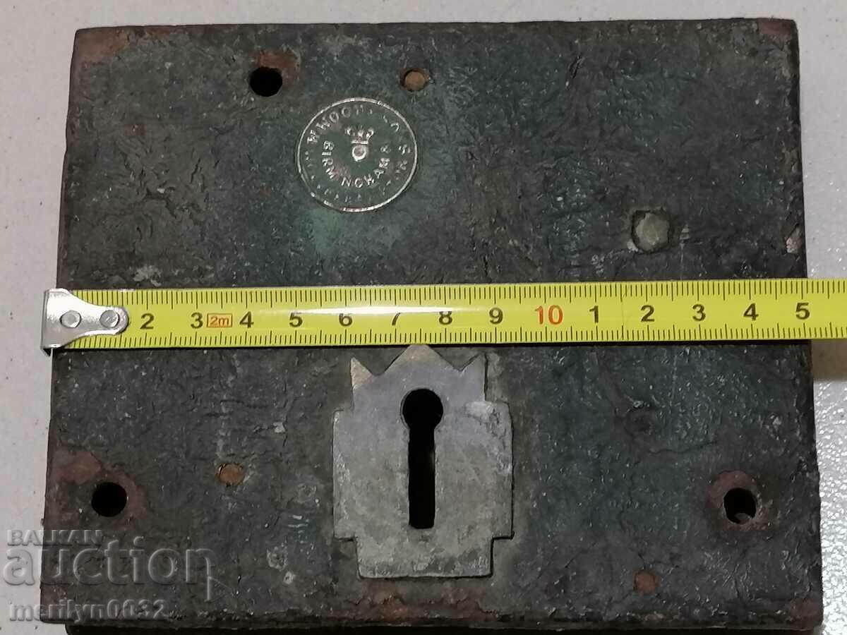 Old English mid 19th century keyless lock latch Old English mid 19th century keyless lock latch