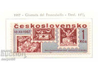 1967. Τσεχοσλοβακία. Ημέρα σφραγίδα του ταχυδρομείου.
