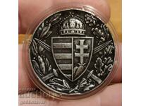 Австро-Унгария  WWI Медал плакет Сребро ! 1914-1918 Оригинал