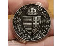 Medalia Austro-Ungaria Primul Război Mondial Placă de argint! 1914-1918 Original