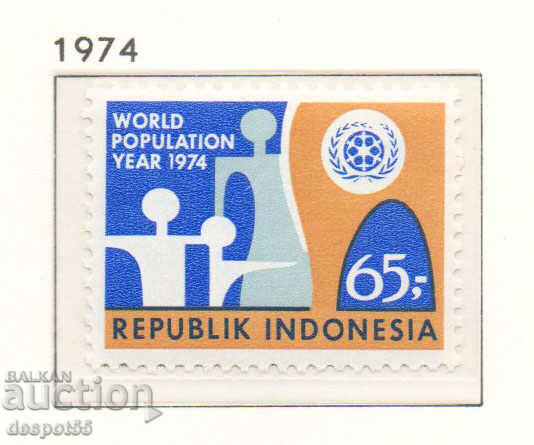 1974. Indonesia. World Population Year.