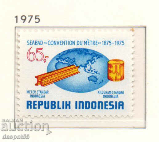 1975. Индонезия. 100-годишнината на Конвенцията за метъра.