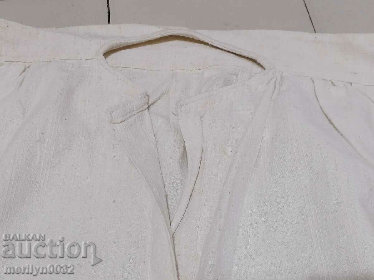 Old men's kenara shirt hand-woven embroidered costume - 7