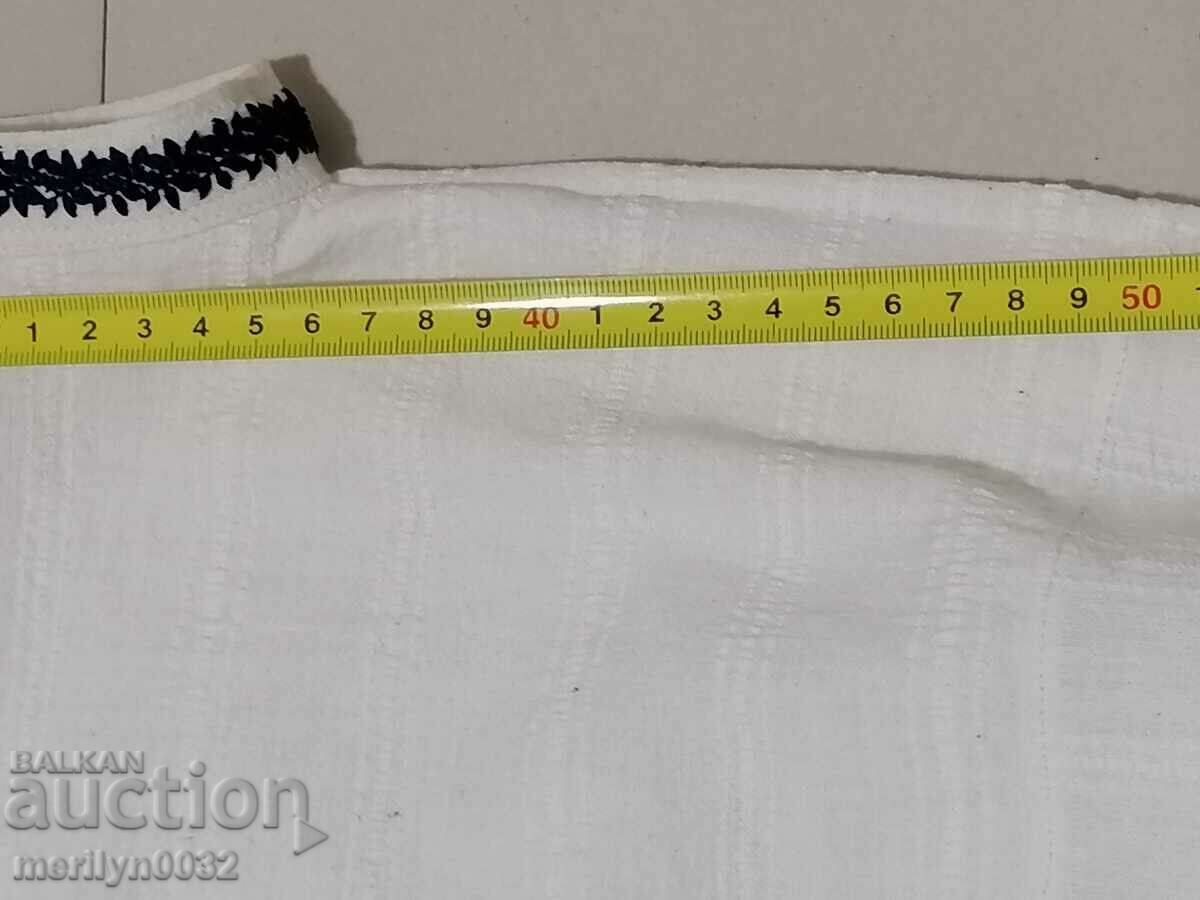 Old men's kenara shirt hand-woven embroidered costume - 7