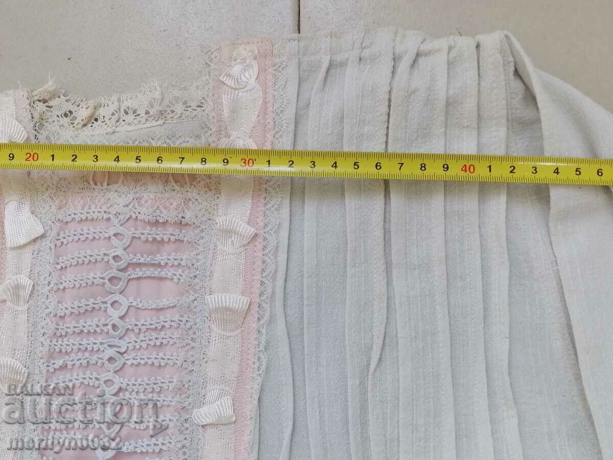 Old women's shirt with hand embroidery of chaise, costume, sukman - 5