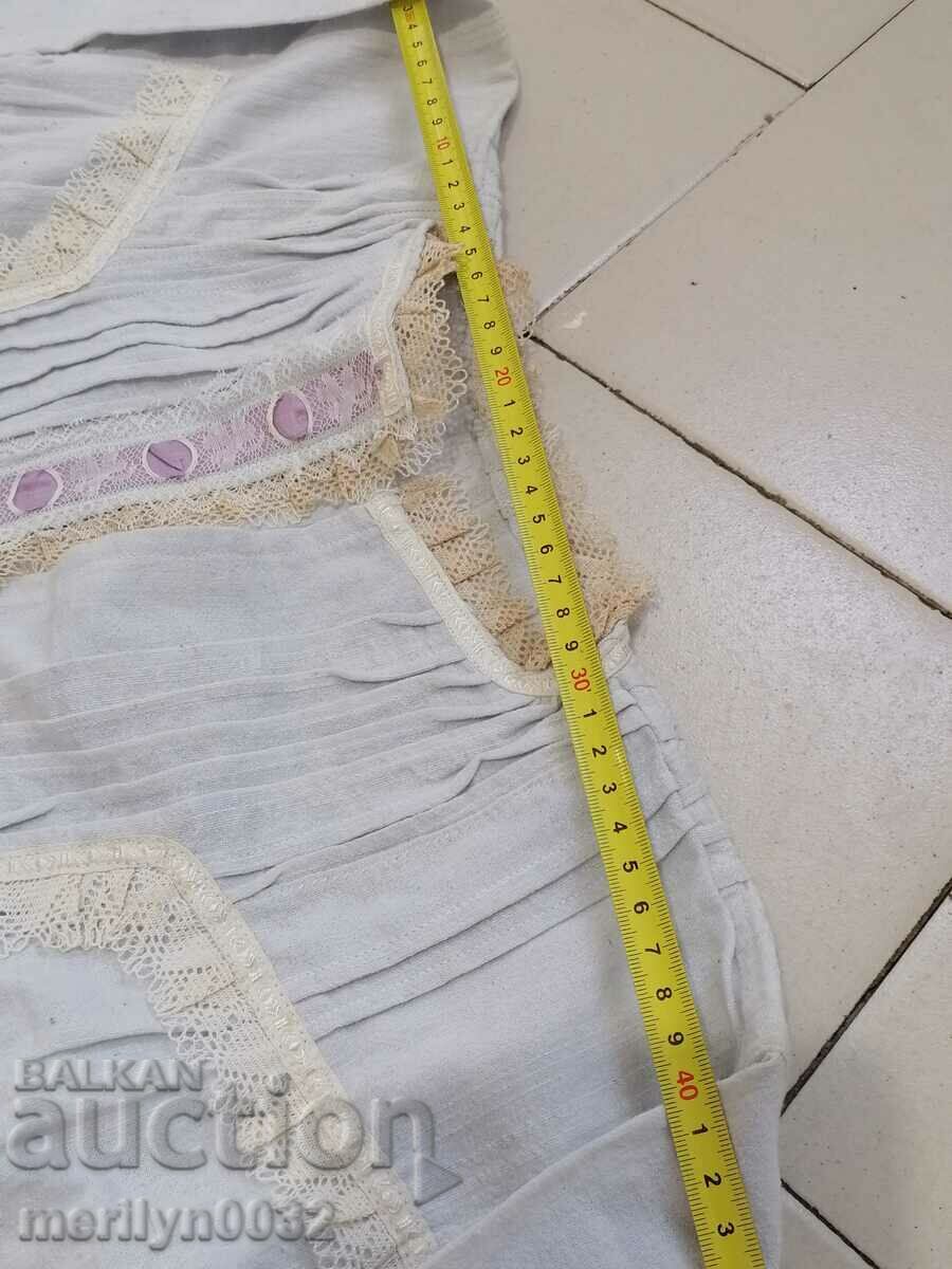 Стара женска риза с ръчна бродерия дантела чеиз носия сукман - 6 Стара женска риза с ръчна бродерия дантела чеиз носия сукман - 6