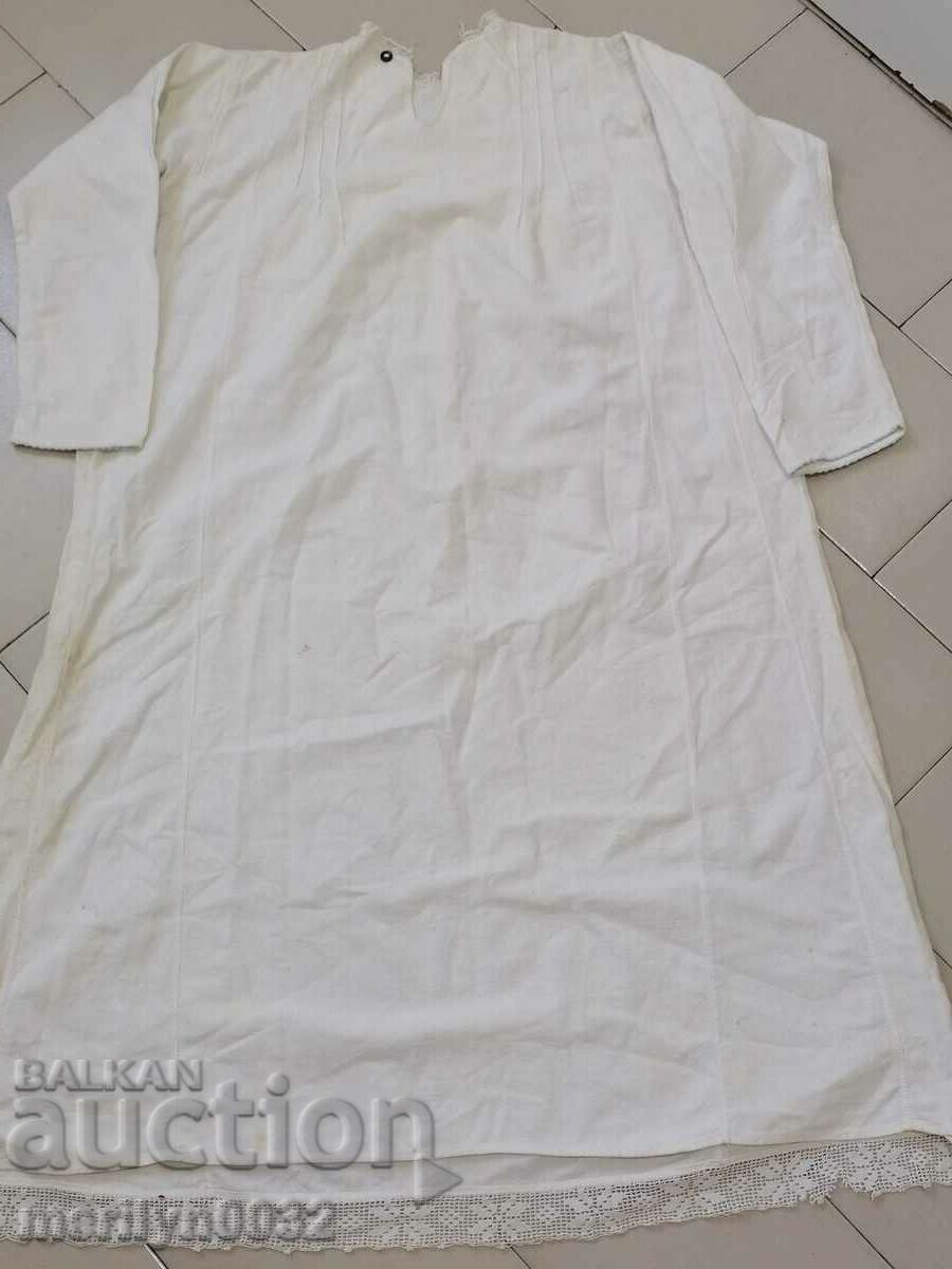 Стара женска риза с ръчна бродерия дантела чеиз носия сукман - 7 Стара женска риза с ръчна бродерия дантела чеиз носия сукман - 7