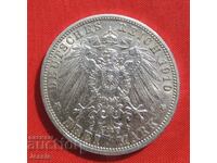 3 марки 1910 А Германия КАЧЕСТВО частичен матричен гланц