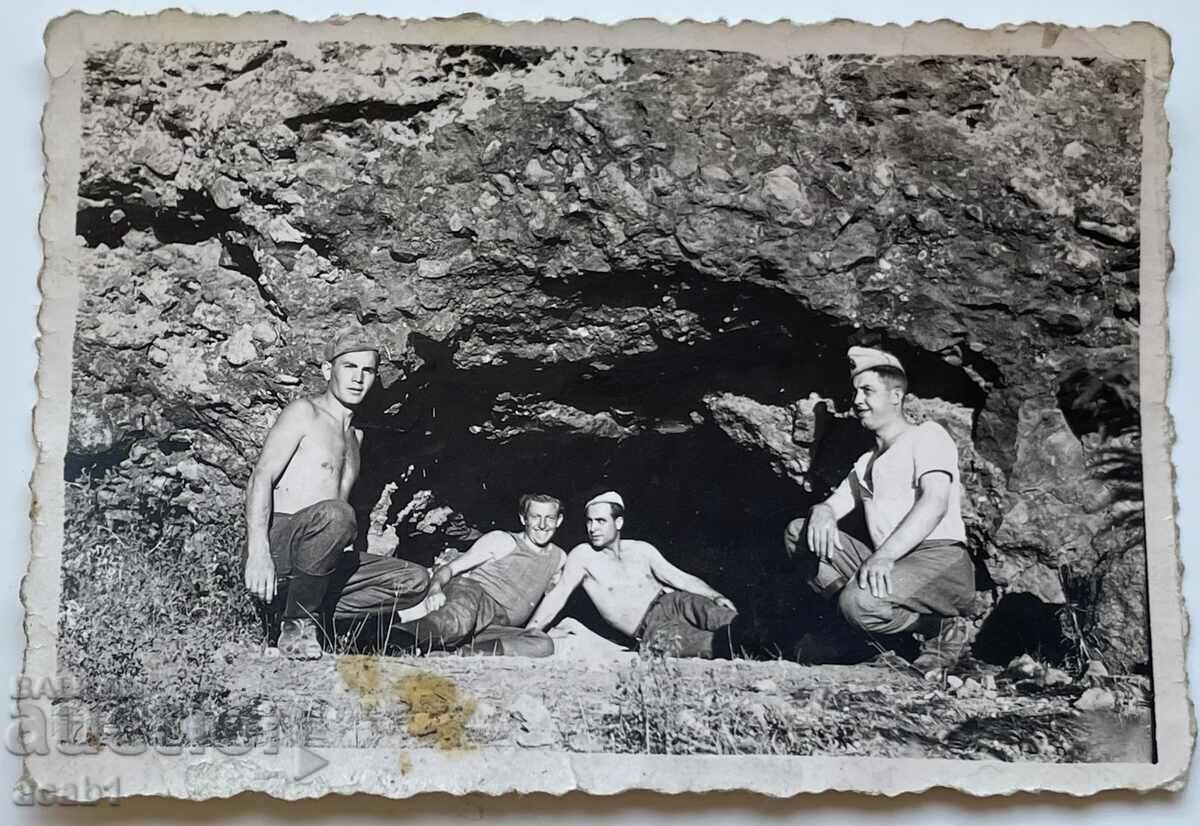 Military hideout cave