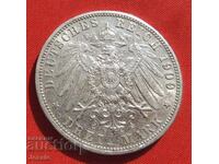 3 marks 1909 A Germany silver QUALITY COMPARE AND APPRAISE