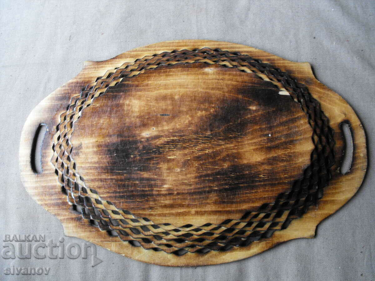 Interesting wooden paneer tray #0639 - 5 Interesting wooden paneer tray #0639 - 5