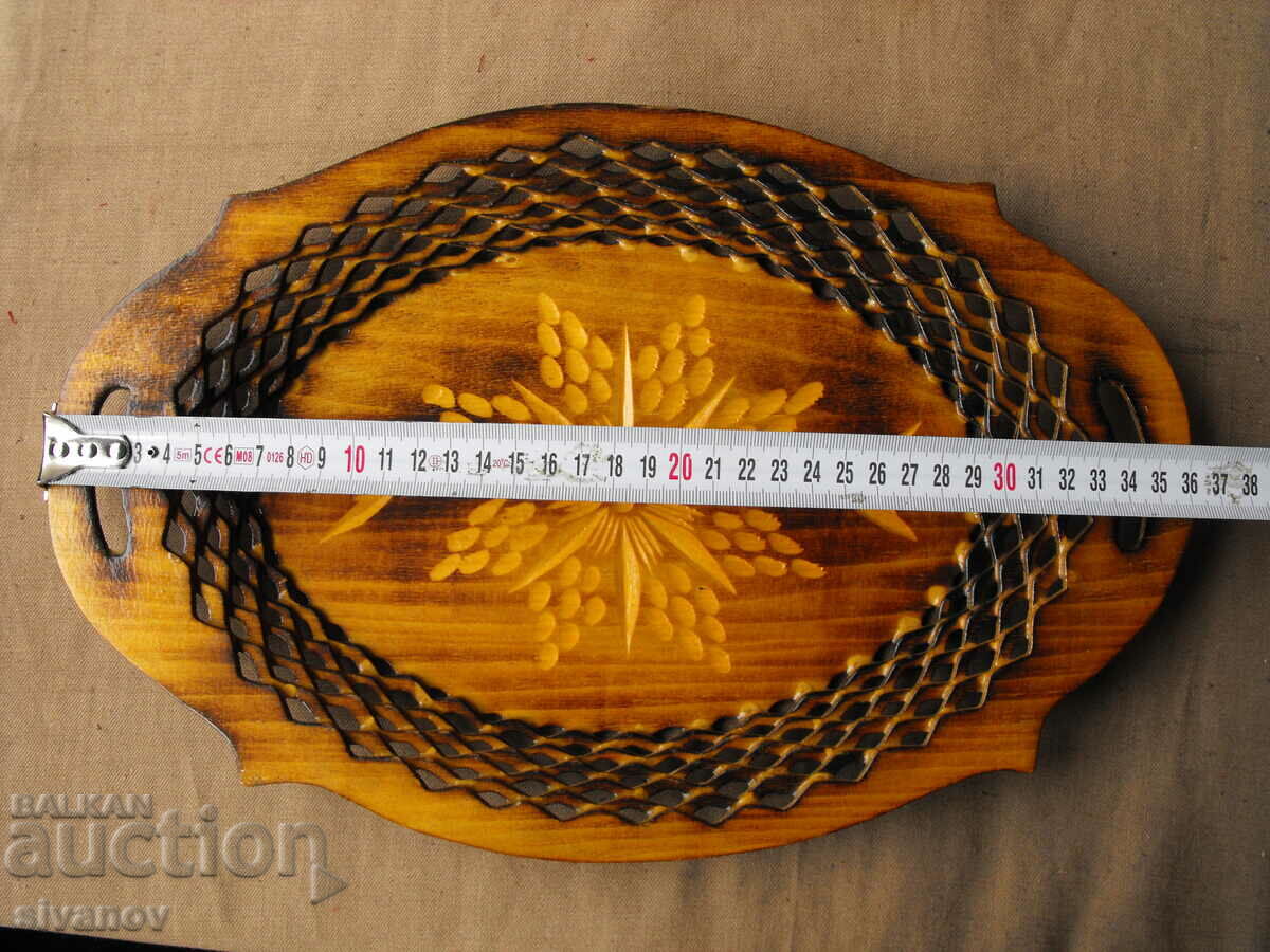 Interesting wooden paneer tray #0639 - 6 Interesting wooden paneer tray #0639 - 6