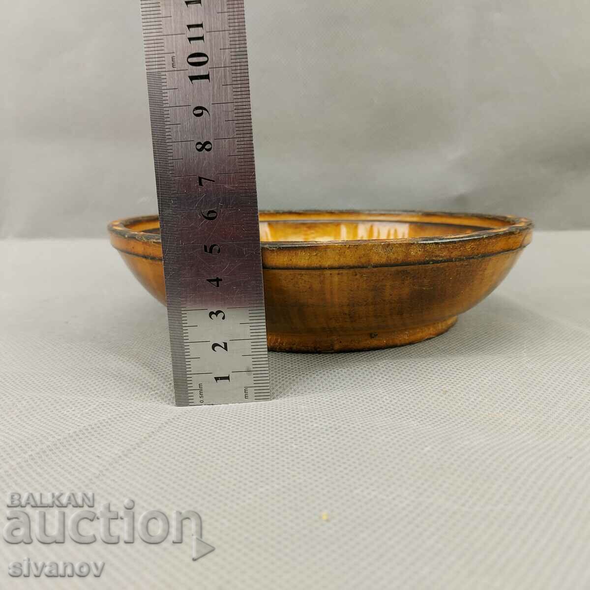 Интересна дървена купа дърворезба #0649 - 6 Интересна дървена купа дърворезба #0649 - 6