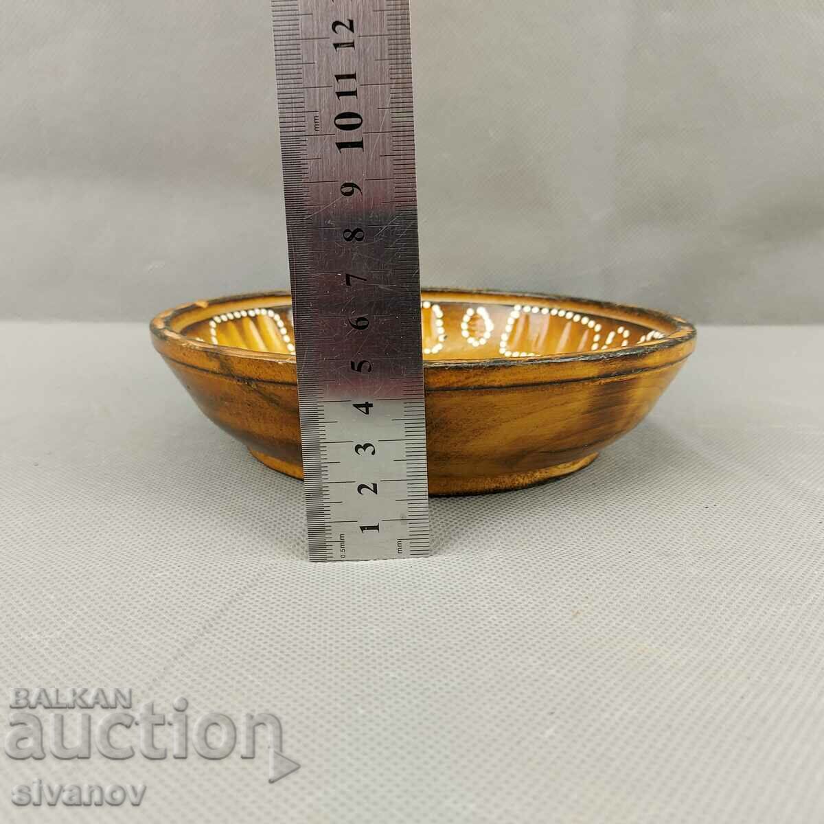 Interesting wooden bowl carving #0650 - 6 Interesting wooden bowl carving #0650 - 6