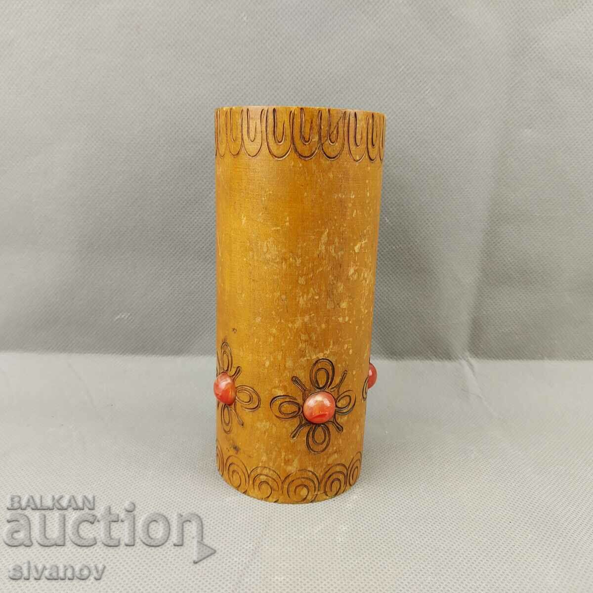 Интересен дървен моливник #0654 с цена 9.99 лв. | € 5.11 Интересен дървен моливник #0654 с цена 9.99 лв. | € 5.11