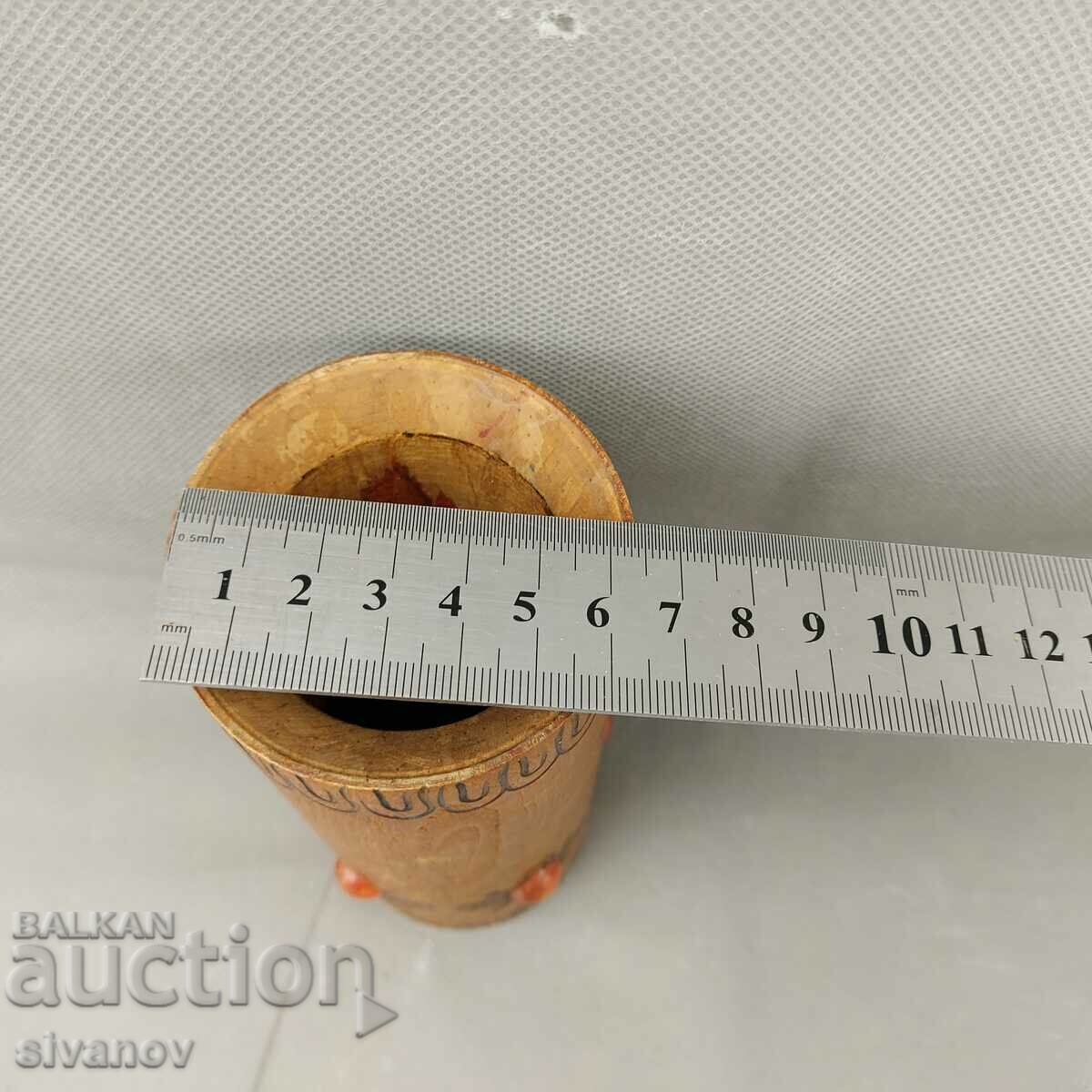 Интересен дървен моливник #0654 - 7 Интересен дървен моливник #0654 - 7